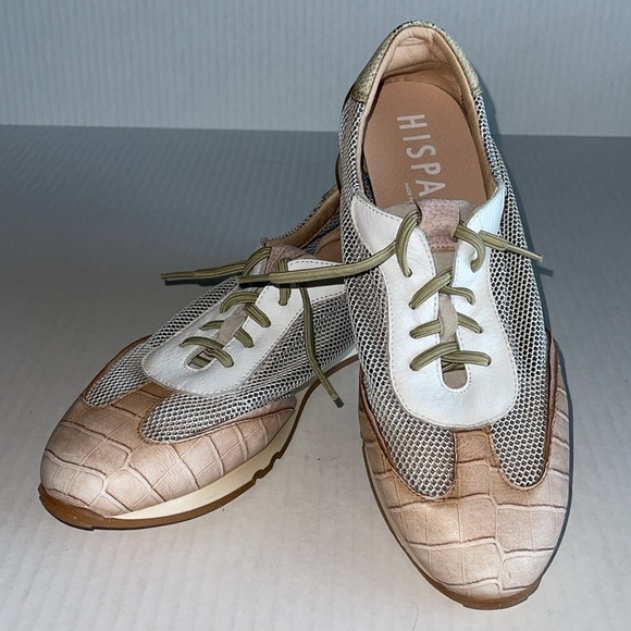 Hispanitas Kaira Leather And Mesh Trainers - Picture 4 of 14